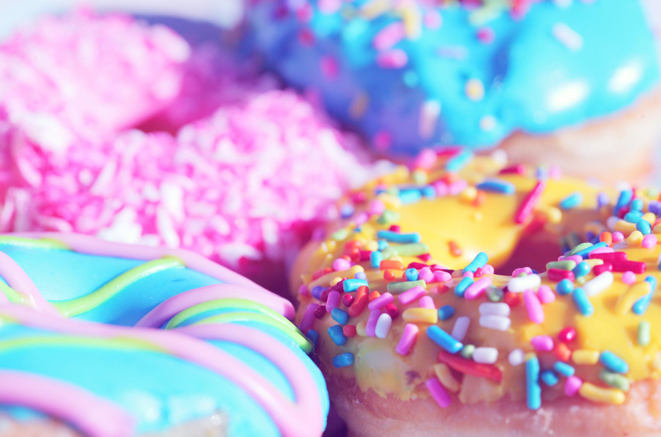 colorful donuts